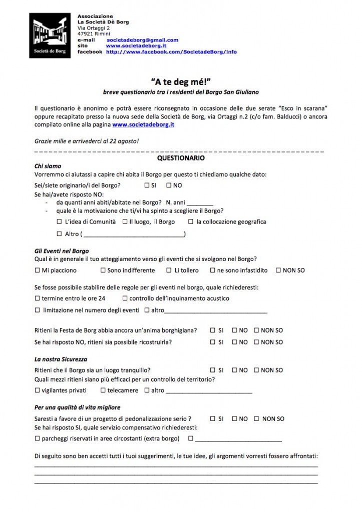 questionario2013