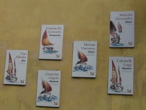 Vasi Alfredo soprannominato "Goz" Vannucchi Leonardo, soprannominato "Comunardo"  Guazzini Angelo soprannominato "Murlach" Moroni Vincenzo soprannominato "Canci" Mancini Alessandro soprannominato "Dinel"  Calcinelli Luigi soprannominato "Sfaciato"