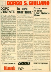 FOI DE BORGH NOVEMBRE 1974