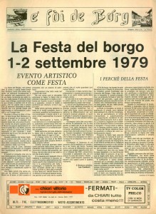 FOI DE BORGH SETTEMBRE 1979