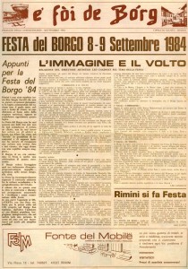 FOI DE BORGH SETTEMBRE 1984